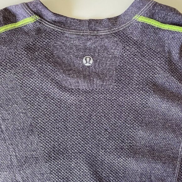 Lululemon Men XL Swiftly Tech Short Sleeve Shirt T-shirt Tee Stretch Crew Vent - Picture 7 of 7